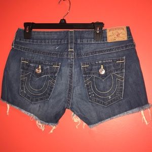 True Religion jean shorts